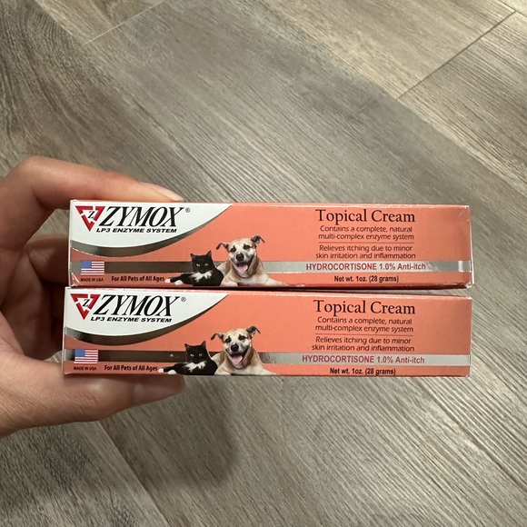 Zymox Dog 2 Zymox Topical Cream Inflammation Relief Hydrocortisone